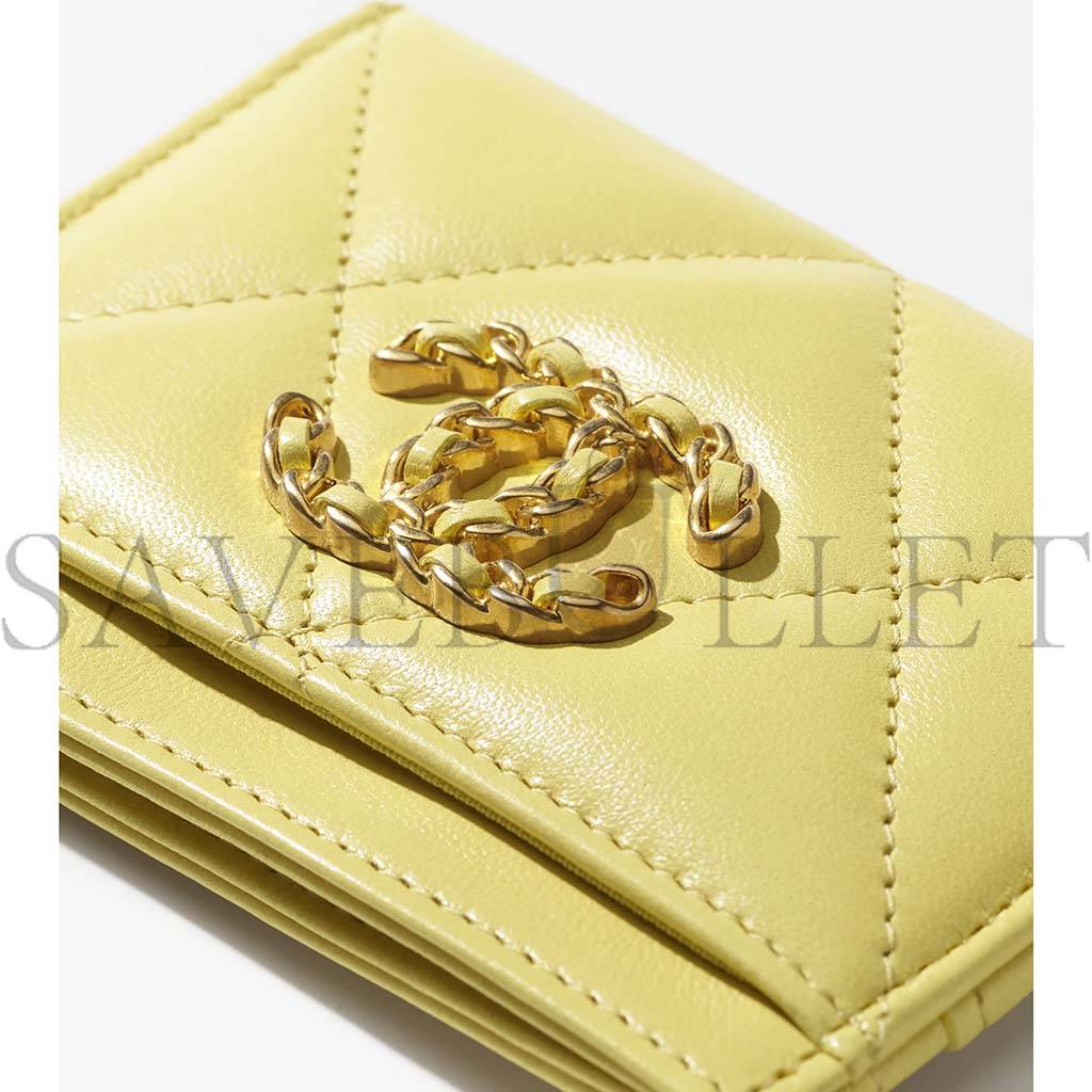 CHANEL 19 CARD HOLDER AP1167 B04852 NL296 (11.3*7.5*0.5cm)